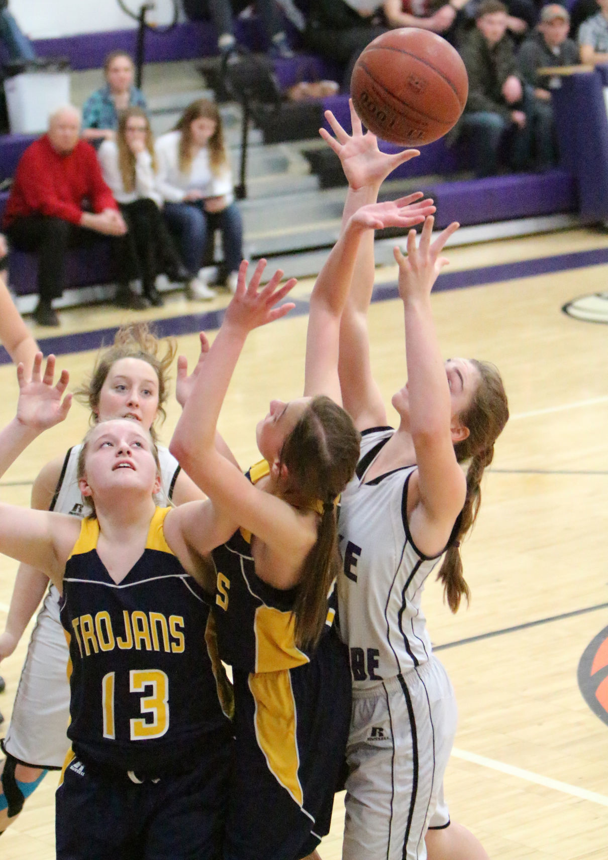 New Auburn at Lake Holcombe girls basketball 2-13-18